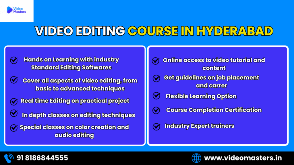 VIDEO EDITING COURSE IN HYDERABAD